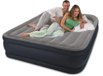 Надуваем матрак с вградена помпа INTEX Deluxe Pillow Rest Raised, 152 х 203 х 42 см