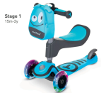 Детски скутер smarTrike Т1 със седалка или без , син