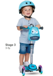 Детски скутер smarTrike Т1 със седалка или без , син