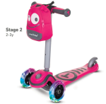 Детски скутер smarTrike Т1 със седалка или без 3в1, розов