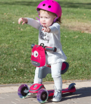 Детски скутер smarTrike Т1 със седалка или без 3в1, розов