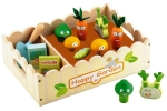 Дървена играчка Sevi - Комплект зеленчукова градина