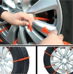PVC Вериги за автомобилни гуми, 10бр. клипсове за сняг против хлъзгане