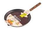 Тиган BRIO Mocca - Marble Edition за палачинки, Многослойно мраморно незалепващо покритие, индукционен, 25см