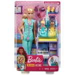 Кукла Barbie Барби - Игрален комплект детски Педиатър