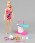 Кукла Barbie Барби - Плувкиня с домашния си любимец