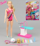 Кукла Barbie Барби - Плувкиня с домашния си любимец