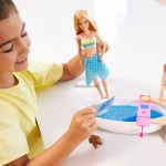Кукла Барби Barbie - СПА Комплект за игра вана с мехурчета