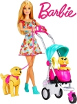 Кукла Барби Barbie - Комплект на разходка с кученца