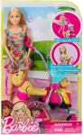 Кукла Барби Barbie - Комплект на разходка с кученца