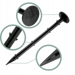 Фиксиращи пирони 15 см PVC за агрил, зебло, мрежи