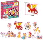 Говореща и Разказваща Игра „Замъкът на Принцесата“ на Български с Фигурки, с Добавена Реалност на 16 Езика, 20×20×7 см