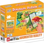 Говорещ и Разказващ Пъзел „Динозаври“ на Български – 20 Елемента (48×33 см), от EVA Пяна, с Добавена Реалност на 16 Езика, 20×24×7 см