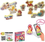 Говореща и Разказваща Игра „Замъкът на Принцесата“ на Български с Фигурки, с Добавена Реалност на 16 Езика, 20×20×7 см