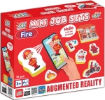 Говореща и Разказваща Игра „Професии: Пожарникарски Участък и Станция“ на Български с Фигурки, с Добавена Реалност на 16 Езика, 26×21×7 см