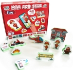 Говореща и Разказваща Игра „Професии: Пожарникарски Участък и Станция“ на Български с Фигурки, с Добавена Реалност на 16 Езика, 26×21×7 см
