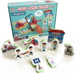 Говореща и Разказваща Игра „Професии: Болница“ на Български с Фигурки, с Добавена Реалност на 16 Езика, 21×26×7 см