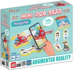 Говореща и Разказваща Игра „Професии: Болница“ на Български с Фигурки, с Добавена Реалност на 16 Езика, 21×26×7 см