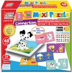 Говорещ и Разказващ Пъзел „Намери Подходящото“ на Български за Най-Малките – 24 Модела по 2 Елемента (10×5 см), Общо 48 Елемента, от EVA Пяна, с Добавена Реалност на 16 Езика, 20×17×4 см