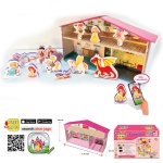 Говореща и Разказваща Игра „Замъкът на Принцесата“ на Български с Фигурки, с Добавена Реалност на 16 Езика, 41×26×10 см