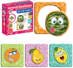 Говорещ и Разказващ Пъзел-Сортер „Намери Съвпадението: Плодове“ на Български – 12 Модела, 24 Елемента (12×12 см), от EVA Пяна, с Добавена Реалност на 16 Езика, 12×5×12 см