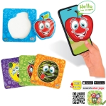 Говорещ и Разказващ Пъзел-Сортер „Намери Съвпадението: Плодове“ на Български – 12 Модела, 24 Елемента (12×12 см), от EVA Пяна, с Добавена Реалност на 16 Езика, 12×5×12 см