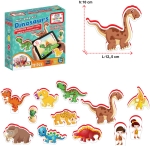 Говореща и Разказваща Игра „Динозаврите“ на Български, с Добавена Реалност на 16 Езика, 20×20×7 см