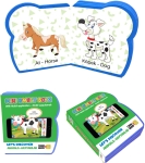 Бебешка книжка Животните в фермата Говореща и Разказваща на Български от EVA пяна с добавена реалност на 16 езика 11x9 см