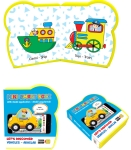 Бебешка книжка Транспортните средства Говореща и Разказваща на Български от EVA пяна с добавена реалност на 16 езика 11x9 см