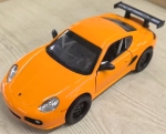 Метална Кола Porsche Cayman S със Засилване с Издърпване Назад, Отварящи се Врати и Капак MSZ 1:32