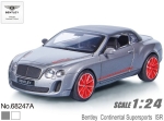 Метална Кола Bentley Continental Supersports ISR с Отваряеми Врати, Преден Капак и Багажник MSZ 1:24