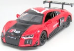 Метална Кола Audi R8 LMS с Отваряеми Врати, Преден Капак и Багажник MSZ 1:24
