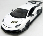 Метална Кола Lamborghini Aventador SVJ с Амортисьори и Отварящи се Врати MSZ 1:43