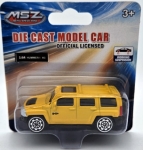 Метален джип Hummer H3 с Амортисьори MSZ 1:64