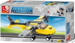 Конструктор Sluban Авиация – Тренировъчен Хеликоптер, 110 Елемента, 1 Фигурка, 24×14×5 см