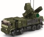 Конструктор Sluban Армия Самоходна ракетна установка PANTSIR-S1S ADS точен модел 669 ел. с 3 фигурки 30x29x15 см