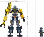 Конструктор Sluban ExoSuit Трансформер 2в1 робот превръщащ се в камион кран 246 ел. с 1 фигурка 24x22x7 см