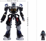 Конструктор Sluban ExoSuit Трансформер 2в1 робот превръщащ се в полицейска кола 247 ел. с 1 фигурка 24x22x7 см