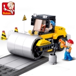 Конструктор Sluban Сити Строителство – Валяк, 171 Елемент, 1 Фигурка, 29×24×6 см