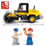 Конструктор Sluban Сити Строителство – Валяк, 171 Елемент, 1 Фигурка, 29×24×6 см