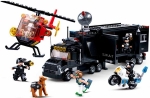 Конструктор Sluban Полиция – SWAT Оперативен Камион и Хеликоптер със Стрелба, 540 Елемента, 5 Фигурки, 48×33×7 см