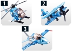 Конструктор Sluban Армия – Изтребител 6 в 1: Сглобете 6 Отделни Модела в Голям Изтребител, 6 Фигурки, 728 Елемента, 48×38×8 см
