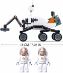 Конструктор Sluban Космос – Марсоход „Кюриосити“, 288 Елемента, 2 Фигурки, 33×24×6 см