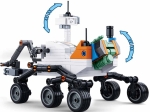 Конструктор Sluban Космос – Марсоход „Кюриосити“, 288 Елемента, 2 Фигурки, 33×24×6 см