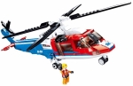 Конструктор Sluban Авиация – Спасителен Хеликоптер, Точен Модел, 402 Елемента, 2 Фигурки, 43×29×7 см