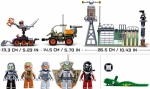 Конструктор Sluban Атомна Буря – „Въстание: Аванпост на Въстанниците“, 501 Елемента, 5 Фигурки, със Стрелба, 48×29×7 см