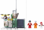 Конструктор Sluban Сити – Зимна Спасителна База, 251 Елемента, 3 Фигурки, 38×24×7 см