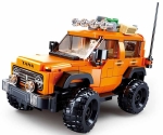 Конструктор Sluban Коли Джип Танк 302 ел. с 1 фигурка 30x19x7 см