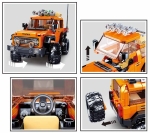 Конструктор Sluban Коли Джип Танк 302 ел. с 1 фигурка 30x19x7 см