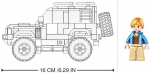 Конструктор Sluban Коли Джип ORV Танк 317 ел. с 1 фигурка 30x19 см